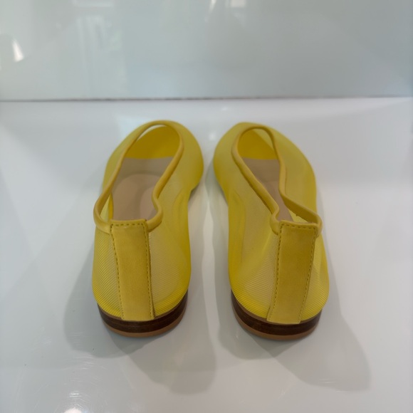 Lookie Atelier Yellow Mesh Ballet Flats - Picture 7 of 9